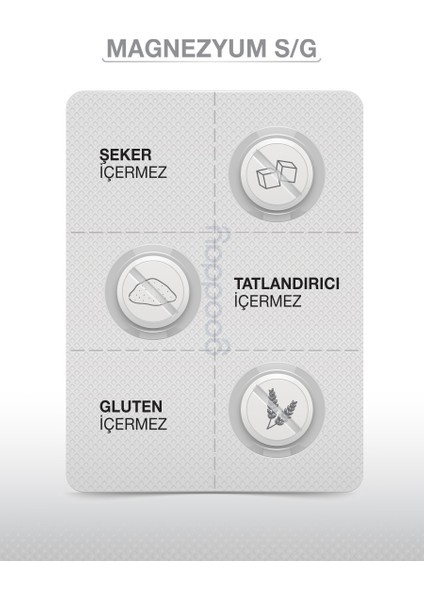 Magnesıum Plus S/g (Bisglisinat Sitrat & P5P)60 Kapsül