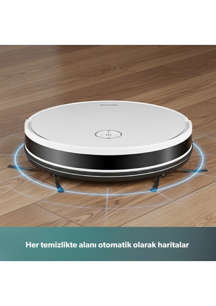 Alex 1288H Moplu ve Akıllı Robot Süpürge Gyroscope Beyaz modelleri