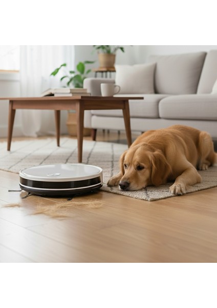 Alex 1288H Moplu ve Akıllı Robot Süpürge Gyroscope Beyaz fırsatları