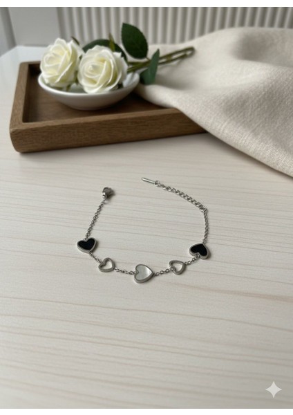 Kapl Detaylı Zincir Bileklik