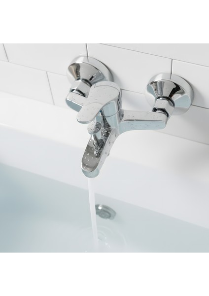 Banora Liza, Krom Banyo Bataryası, Paslanmaz Pirinç Gövde, Su Tasarruflu Duvar Tipi Musluk fiyatları