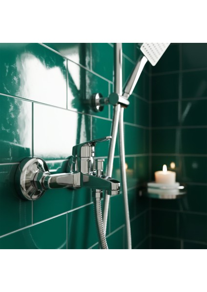 Banora Liza, Krom Banyo Bataryası, Paslanmaz Pirinç Gövde, Su Tasarruflu Duvar Tipi Musluk fırsatları