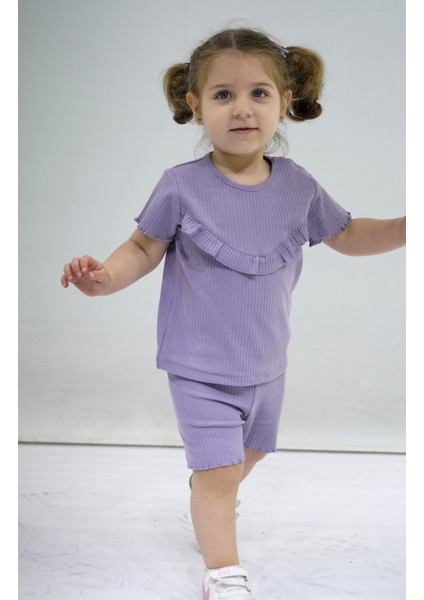 Tulip Fırfırlı Tişört Şort Takım fiyatları