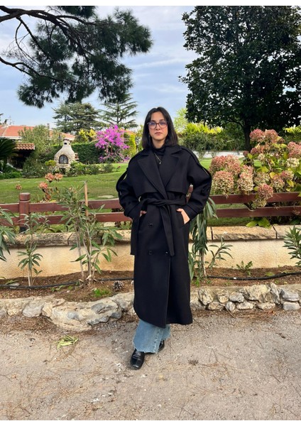 Premium Kaşe Kemerli Uzun Kaban fırsatları