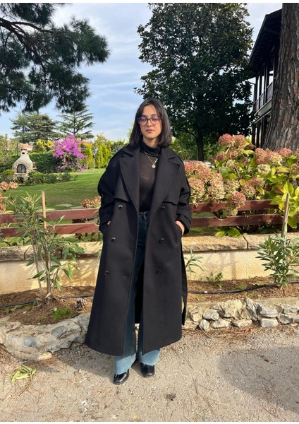 Premium Kaşe Kemerli Uzun Kaban indirimleri