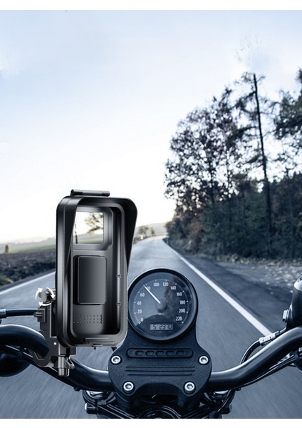 Su Geçirmez Gidon Bağlantılı USB Şarj Çıkışlı Telefon Tutacağı Kilitli Motosiklet ve Bisiklet Telefon Tutucu fiyatları
