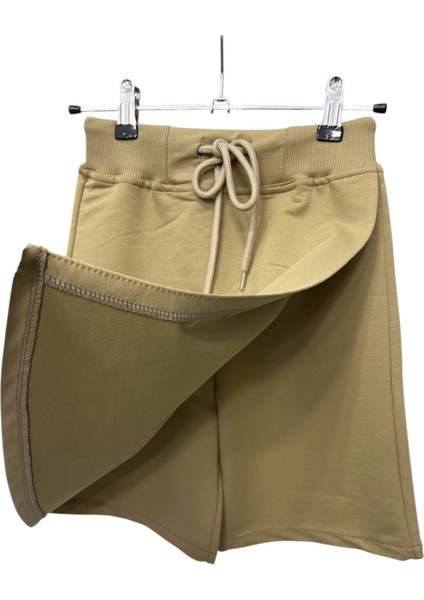 Kız Çocuk 2 Iplik Penye Tek Kapaklı Şort Etek (Okul Eteği) modelleri