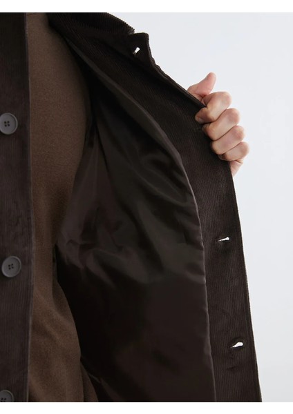 Lc Waıkıkı Kahverengi Regular Fit Uzun Kollu Kadife Erkek Gömlek Ceket fırsatları