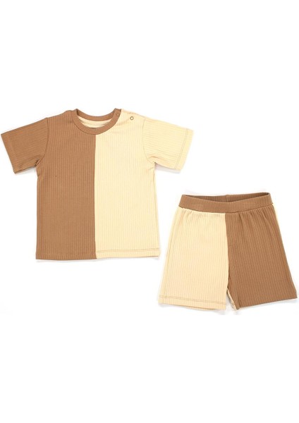 Bicolor Tişört Şort Takım