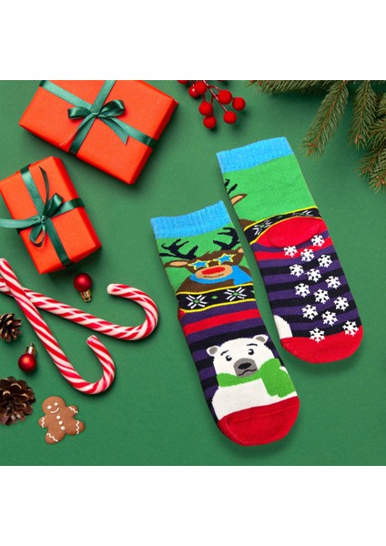 - Yılbaşı Çocuk Kaydırmazlı Çorap | Hediye Paketli modelleri