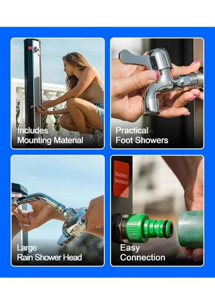 Solar Duş Ayak Yıkamalı 35 litre indirimleri