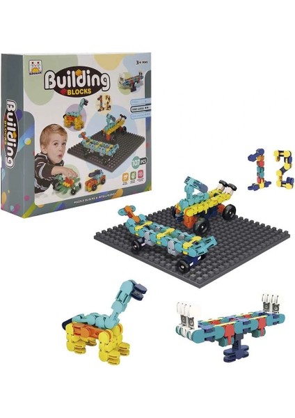 S00004843 Blok Building Şekilli Yapım Blokları 107 fırsatları