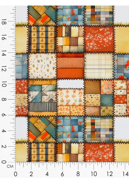 Patchwork Kumaş Seti – Dikiş ve Hobi Için %100 Pamuk Desenli Kumaş Kuponları indirimleri
