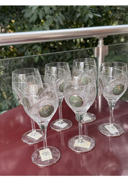 Kristal Işlemeli Kadeh 6'lı Set fiyatları
