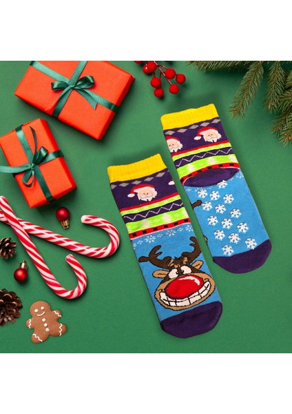 - Yılbaşı Çocuk Kaydırmazlı Çorap | Hediye Paketli