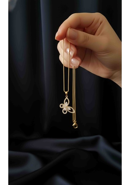 ​🦋 Kararma Yapmayan Çelik Kelebek Kolye | Suya Dayanıklı Minimalist ve Zarif Tasarım | Yılbaşı Hediye fiyatları