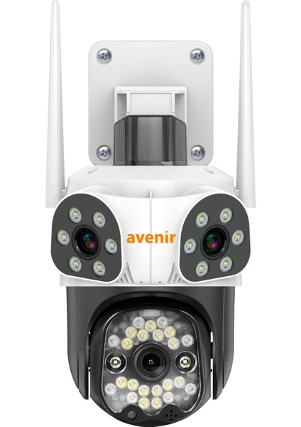 AV-S333 9mp 3 Kameralı Ptz Wifi Sirenli Kamera