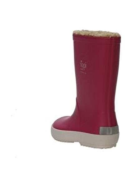 Kız Çocuk Yağmur Çizmesi Fuşya Renkli Yumuşak İç Astar ile Konforlu Kullanım