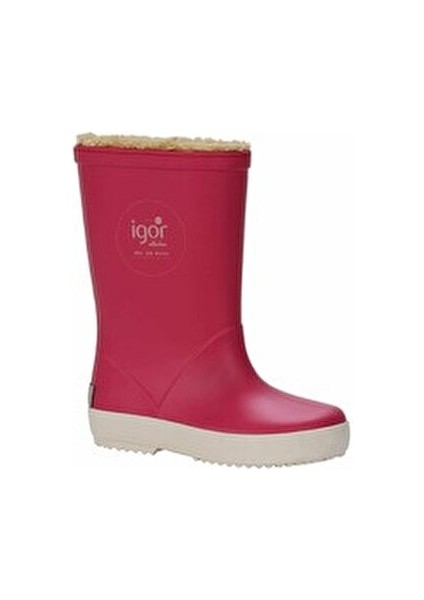 Kız Çocuk Yağmur Çizmesi Fuşya Renkli Yumuşak İç Astar ile Konforlu Kullanım