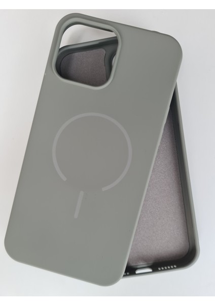 iPhone 13 Promax Magsafe ile Uyumlu Yumuşak Soft Mükemmel Manyetik Esnek Lansman Silikon Kılıf