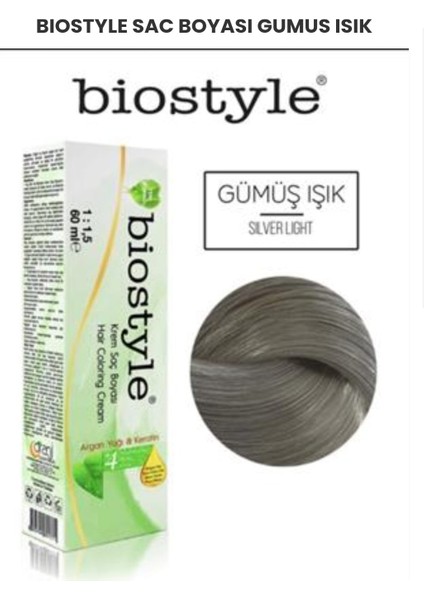 Sac Boyası Gümüş Gri