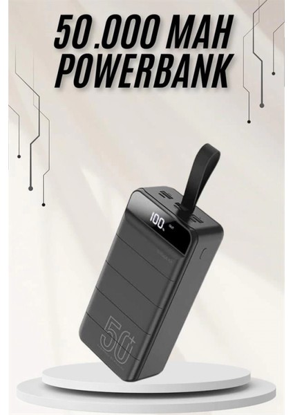 Powerbank Çoklu Şarj Girişi 50.000 Mah Taşınabilir Dijital Göstergeli fiyatları