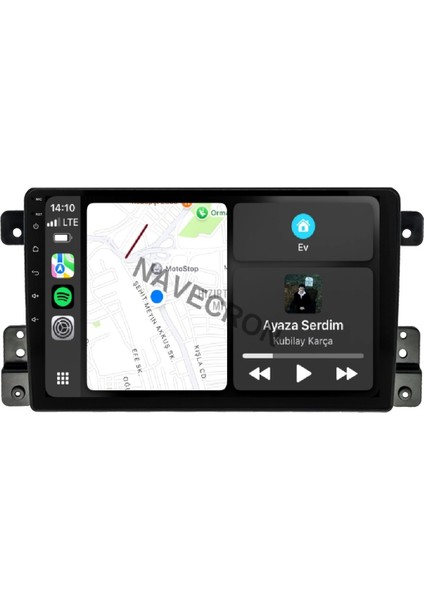 Suzukı Vıtara 2006-12 9" Uyumlu Android Multimedia Gerçek 4/64 Kablosuz Carplay Geri Görüş Kameralı