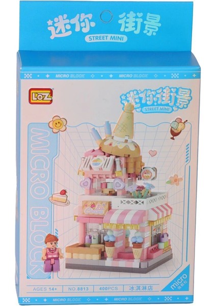 LZ8813 Loz Dondurma Dükkanı Block Oyuncak 400 Parça fiyatları