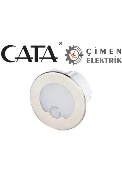 Eco Lounge Cata Ct 5174 1.5W Radar Sensörlü Koridor Aydınlatması 3200K Gün Işığı