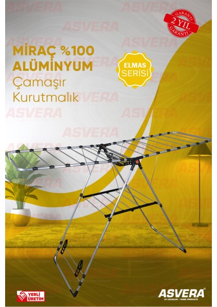 MİRAÇ %100 ALÜMİNYUM ÇAMAŞIR KURUTMALIK modelleri