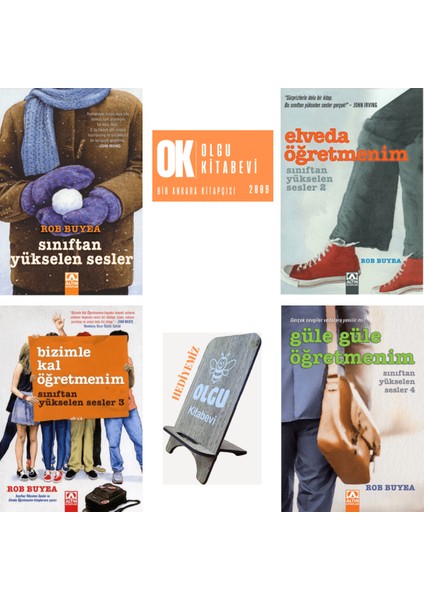 Sınıftan Yükselen Sesler Serisi 4 Kitap Set / Elveda Öğretmenim - Bizimle Kal Öğretmenim