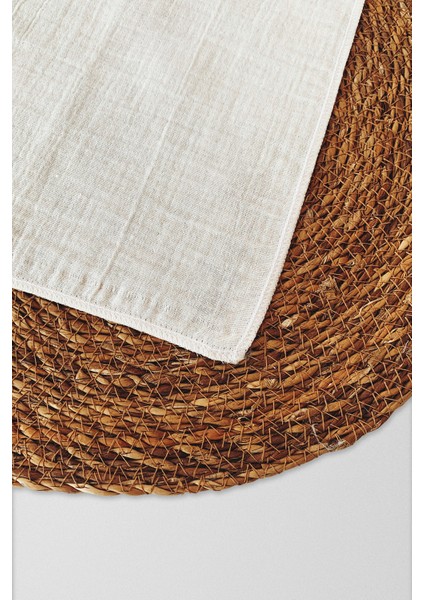 10'lu Müslin Bebek Ağız Mendili - %100 Pamuk Ekru Renk - 25X25 cm modelleri