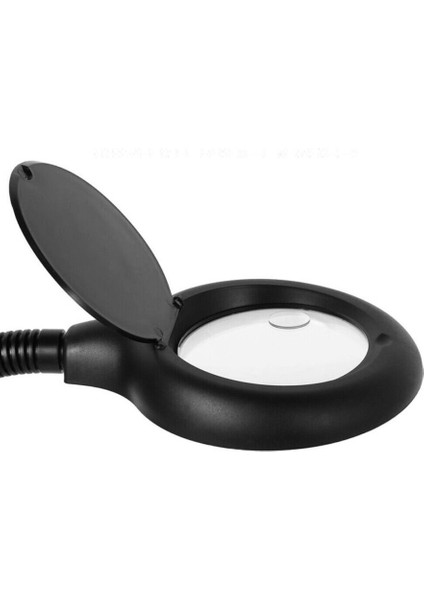 Esnek 5X /10X 40 Led Işıklı Büyüteç - Lamba Büyüteç Okuma - Çalışma Lehim Masa Lambası A808
