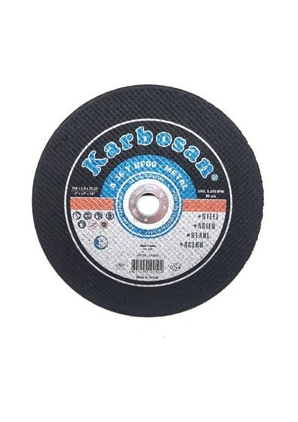 Metal (Nk) Kesme Diskleri 230X3.0X22.23 Mm (25'Li)