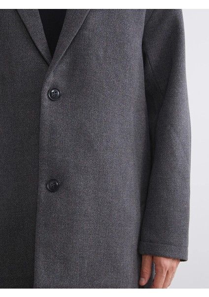 Lcw Vision Antrasit Standart Kalıp Erkek Kaşe Kaban fırsatları