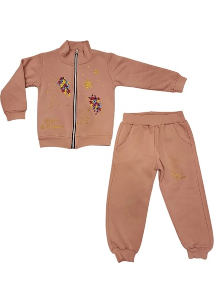 Kız Çocuk Unıcorn Kalın Hırkalı Takım