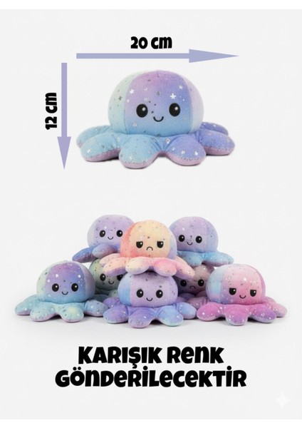 Atakids Mod Değiştiren Sevimli Peluş Ahtapot Oyuncak - Anahtarlık - Çanta Süsü fiyatları