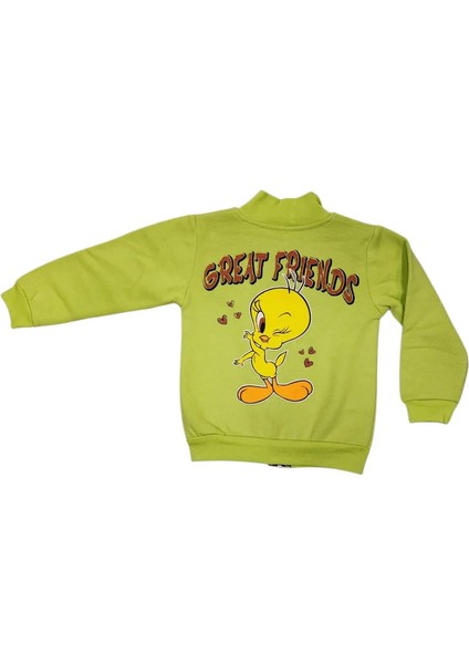 Kız Çocuk Tweety Kalın Hırkalı Takım fiyatları