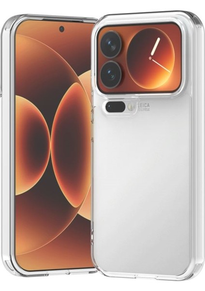 Xiaomi 17 Pro Kılıf Silikon Şeffaf + Ekran Koruyucu