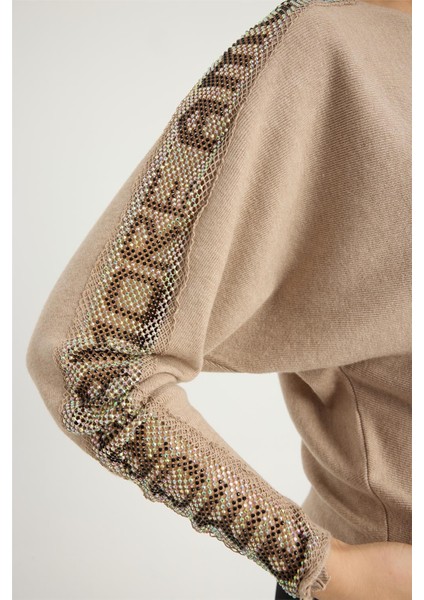 Amor Yazılı File Taşlı Triko fırsatları