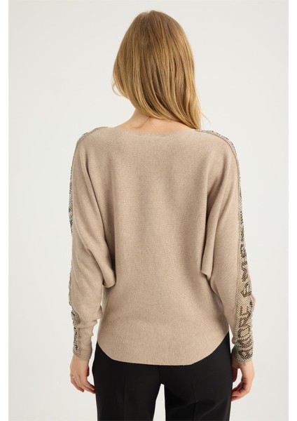 Amor Yazılı File Taşlı Triko indirimleri