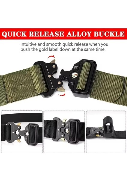 Taktik Kemer, Arma Kemeri, Erkekler Için Yardımcı Web Naylon Yenilikçi Iş Kemeri fırsatları