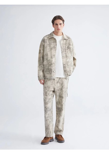 Xsıde Gri Rahat Kalıp Uzun Kollu Gabardin Erkek Gömlek Ceket fiyatları