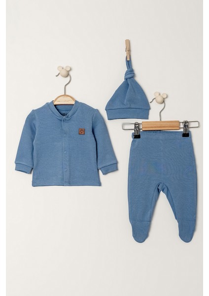 Interlok 3lü Erkek Bebek Takımı fiyatları