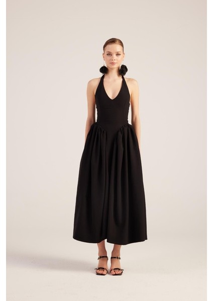 Yake Store Ophelia Elbise Siyah