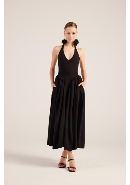 Yake Store Ophelia Elbise Siyah modelleri