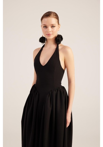 Yake Store Ophelia Elbise Siyah fırsatları