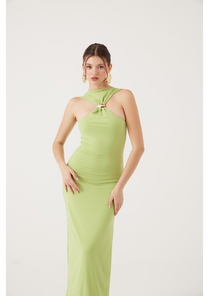 Yake Store Jana Elbise Yeşil