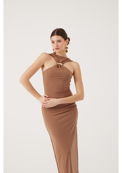 Yake Store Jana Elbise Kahve fiyatları