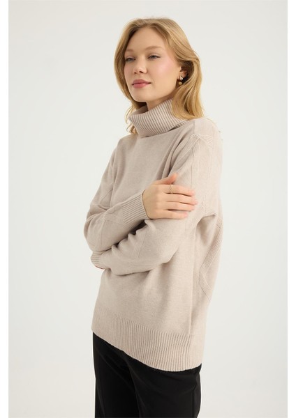 Balıkçı Yaka Simli Triko fiyatları